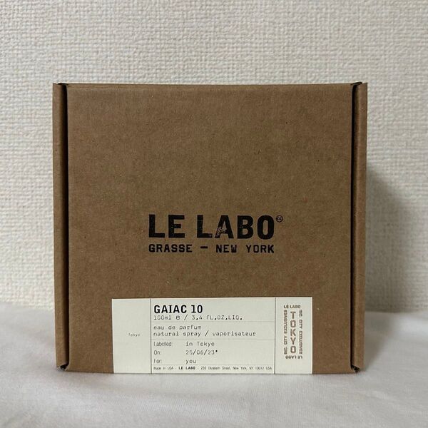 LE LABO GAIAC 10 オードパルファム 100ml