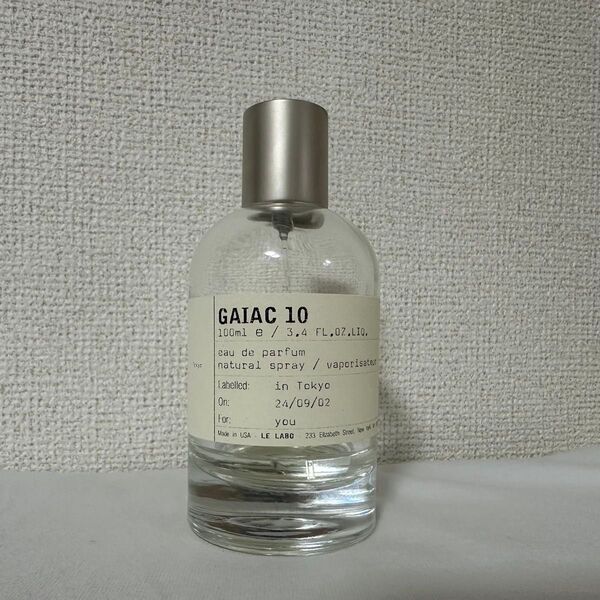 LE LABO GAIAC 10 オードパルファム
