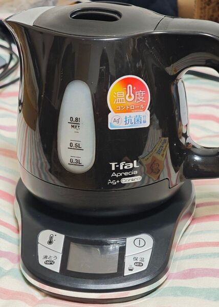 T-fal ティファール 電気ケトル アプレシア エージー・プラス コントロール 0.8L