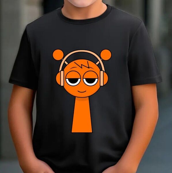 新品 sprunki スプランキー Tシャツ 160 ブラック オレン