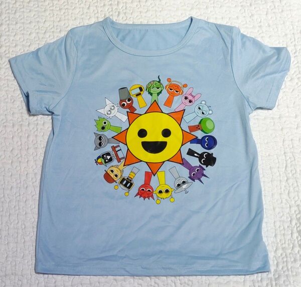 新品 Sprunki スプランキー Tシャツ 120 130 140 ブルー