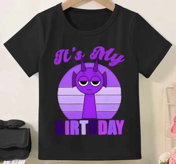 新品 スプランキー Tシャツ 120 130 140 ダープル ブラック
