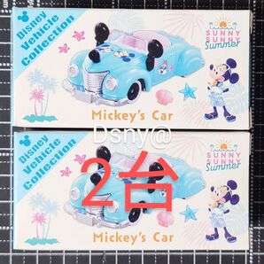 ディズニーリゾート サニーサニーサマー トミカ ミッキーカー