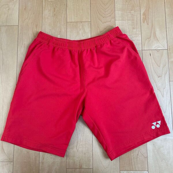 YONEX ハーフパンツ レッド Mサイズ