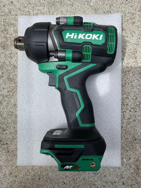 HIKOKI ハイコーキコードレスインパクトレンチWR36DD本体のみ グリーン、中古品です, 送料無料