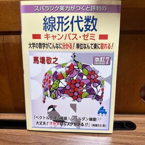 スバラシク実力がつくと評判の線形代数キャンパス・ゼミ 大学の数学がこんなに分かる!単位なんて楽に取れる!