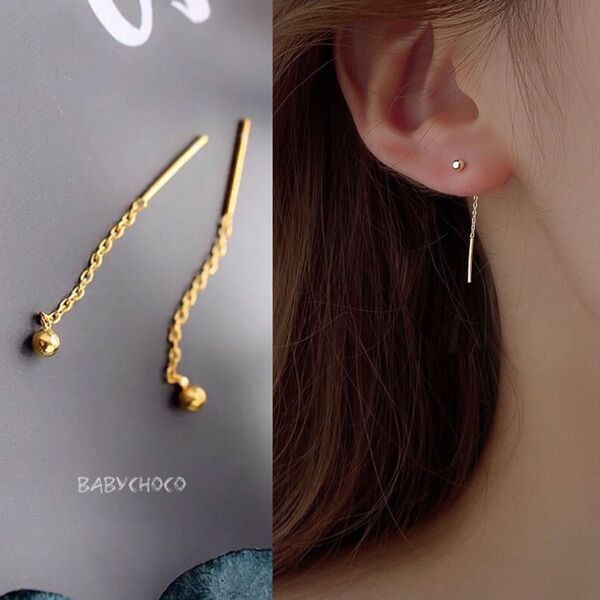 ピアス 金の小粒ピアス