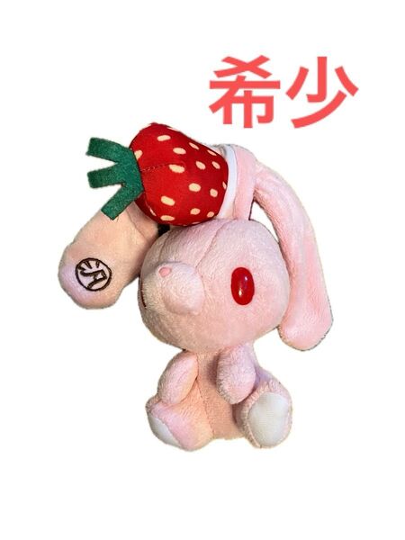 チャックスgp いちごチャーム ピンク 汎用うさぎ ぬいぐるみ 難あり