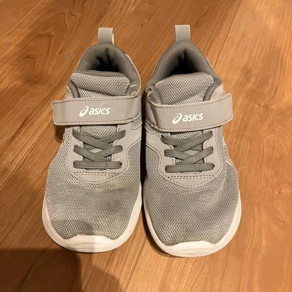 アシックス レーザービーム 20.0cm グレー モノクロ asics