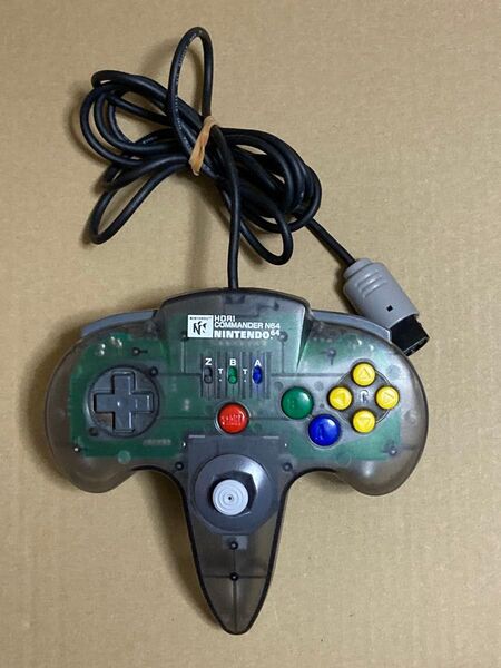 ホリコマンダーN64 ニンテンドー64 コントローラー クリアブラック