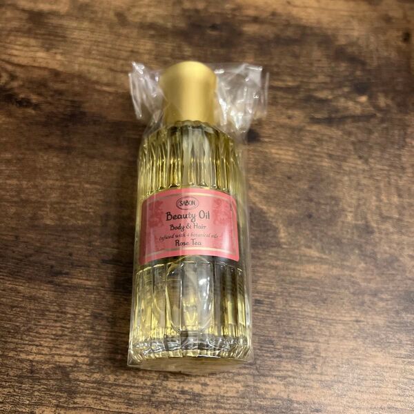 【未開封】SABON ビューティーオイル ローズティー 100ml ヘアオイル ボディオイル
