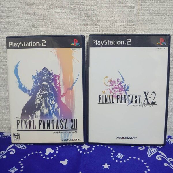 【PS2】 2枚セット ファイナルファンタジー12 / X-2 ソフト