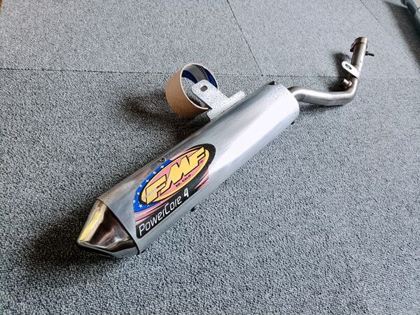 FMF パワーコア4SA KLX125 Dトラッカー125 スリップオンマフラーデルタDELTABEAMSビームス PC4カワサキ