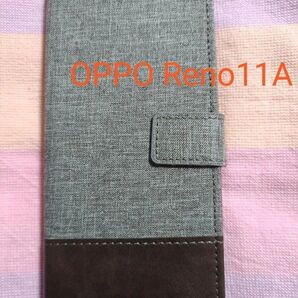 OPPO Reno11A 手帳型ケース カバーブラウン