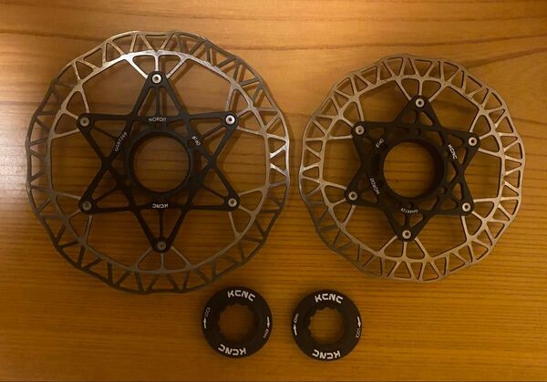 KCNC センターロックディスクローター 160mm&140mm セット