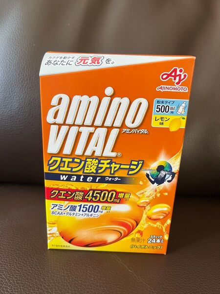 味の素 アミノバイタル クエン酸チャージウォーター レモン味【1箱×24本】