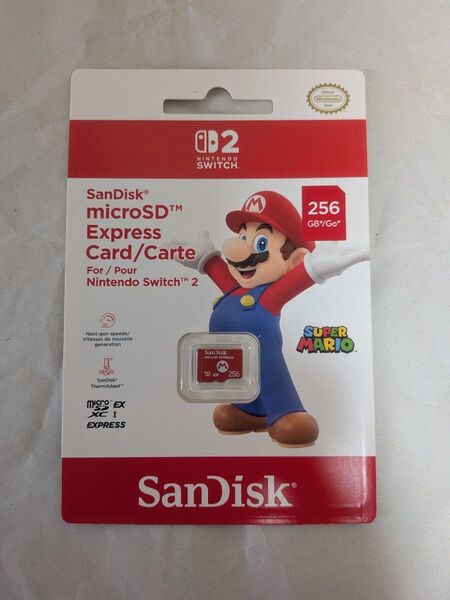 SanDisk microSD Express Card 256GB for Nintendo Switch 2サンディスク