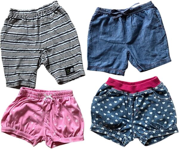 女の子 ショートパンツ ハーフパンツ 95 セット販売