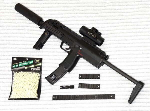 東京マルイ MP7A1 ガスブローバック・ドットサイト・フルオートトレーサー他付属品多数