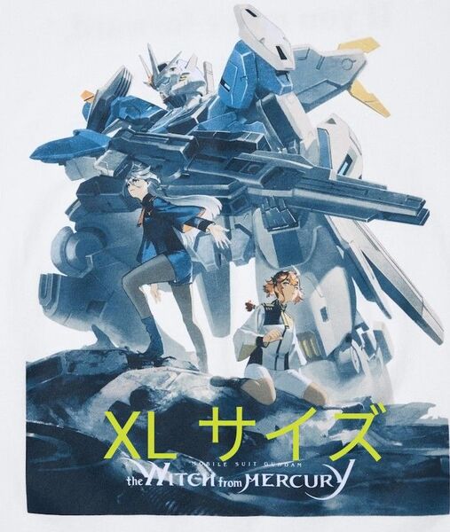ユニクロ 機動戦士ガンダム 45周年記念 T シャツ 水星の魔女 XL サイズ