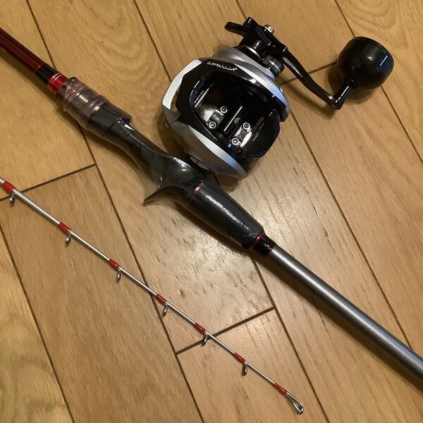大物 中深海1.75mMAX300g 2ピースロッド&パワーハンドルベイトリール