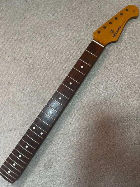 History ストラトタイプギターネック ローズ指板 サークルフレッティング フジゲン Fujigen FGN 日本製