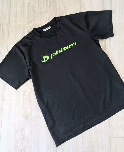 Phiten バレーボール 国体記念Tシャツ ブラック