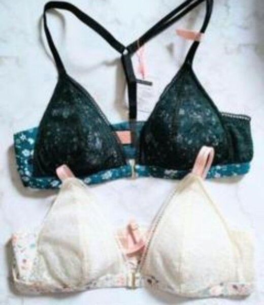 トリンプ★新品★AMO STYLE★3way★2枚セット★S★ブラジャー★ノンワイヤー★2色 ブラ レース