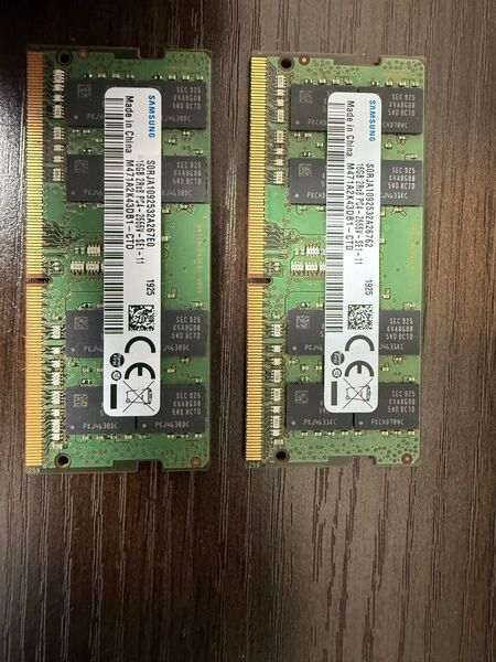 未使用品 SAMSUNG ノートPC用メモリ 32GB (16GB*2枚セット) DDR4-2666