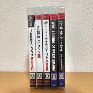 即購入可 PS3 ソフトセット プロ野球スピリッツ コール オブ デューティ4 ウイニングイレブン レジェンズオブレッスルマニア