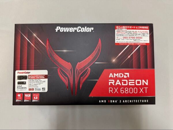 【美品】PowerColor RX 6800 XT Red Devil 16GB GDDR6 グラボ 箱あり