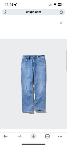 【UNIQLO】未使用 レディース ストレッチスリムアンクルジーンズ