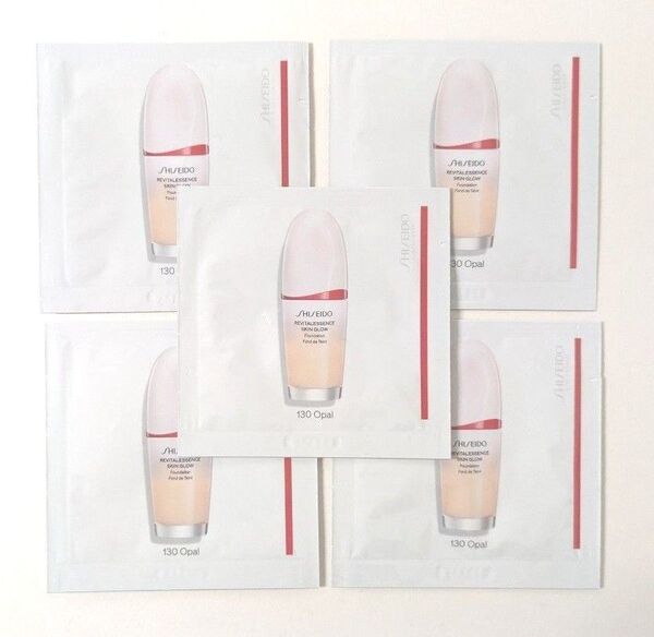 資生堂 SHISEIDO エッセンススキングロウ ファンデーション サンプル【130Opal】5包