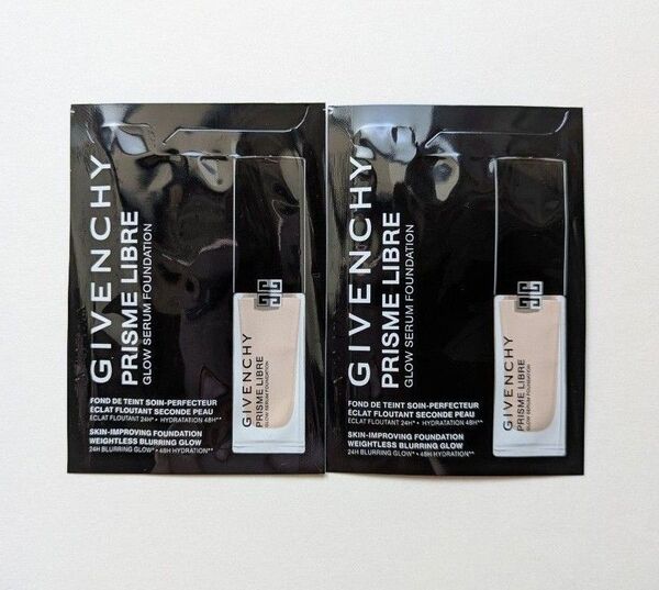 GIVENCHY ジバンシイ プリズムリーブルグロウセラムファンデーションサンプル0.5N 2包