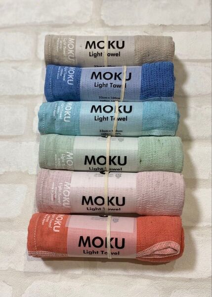 MOKU モク タオル ライトタオル M フェイスタオル 6本セット フェイスタオル コンテックス サウナ 今治 タオル モク