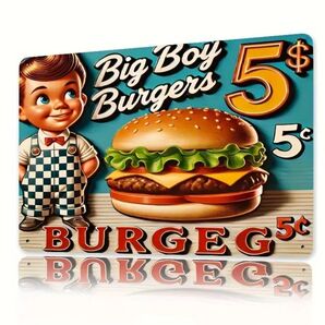 ビックボーイ ② Big Boy ブリキ看板 アメリカン雑貨 USA 世田谷ベース
