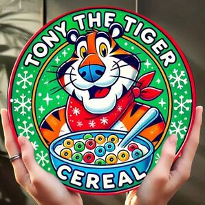 ケロッグ Kellogg's ⑫ 金属ブリキ看板 アメリカン雑貨 アメリカンダイナー トニー・ザ・タイガー