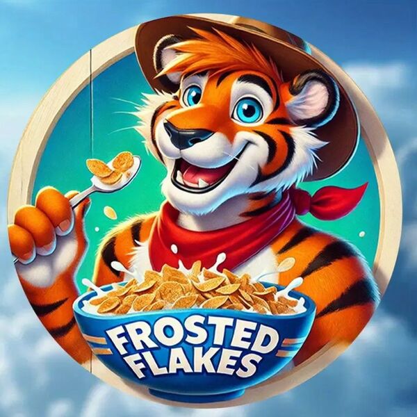 ケロッグ ⑤ Kellogg's 金属ブリキ看板 アメリカン雑貨 アメリカンダイナー トニー・ザ・タイガー
