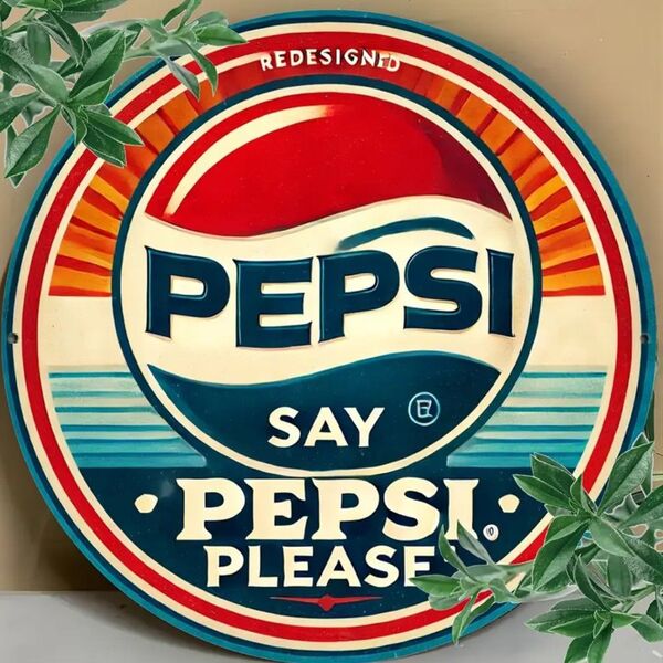 ペプシコーラ③ Pepsi Cola ブリキ看板 アメリカン雑貨 USA