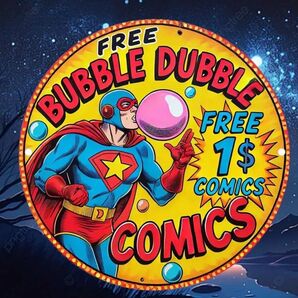 Dubble Bubble ① ダブルバブルガム ブリキ看板 アメリカン雑貨 USA
