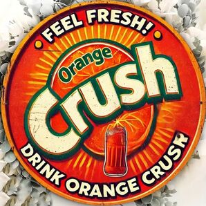 オレンジクラッシュ ② Orange Crush ドリンク ブリキ看板 USA