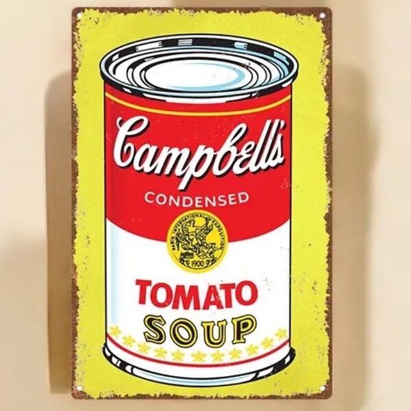キャンベルスープ ⑥ Campbell's Soup 金属ブリキ看板 アメリカン雑貨