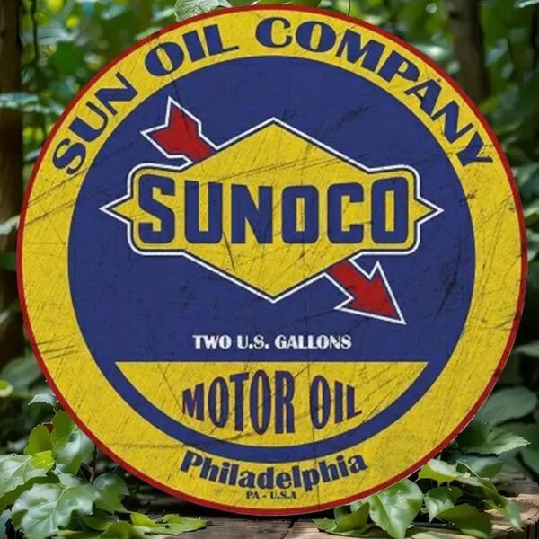 スノコモーターオイル SUNOCO ブリキ看板 アメリカン雑貨 USA