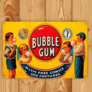 Dubble Bubble ③ダブルバブルガム ブリキ看板 アメリカン雑貨 USA