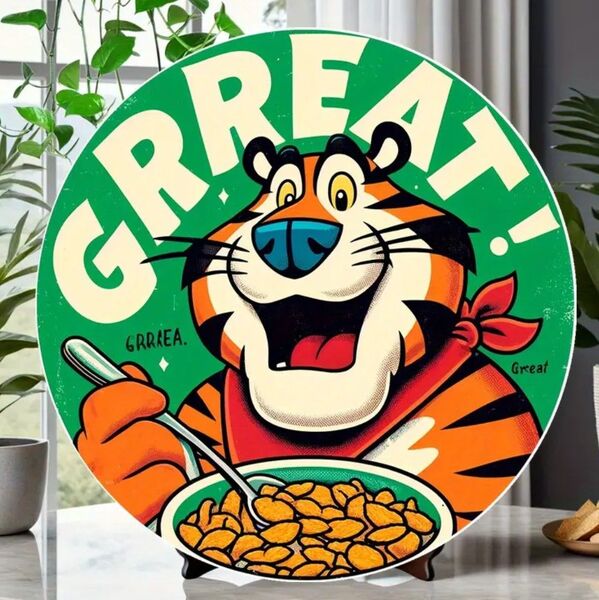 ケロッグ ⑨Kellogg's 金属ブリキ看板 アメリカン雑貨 アメリカンダイナー 世田谷ベース