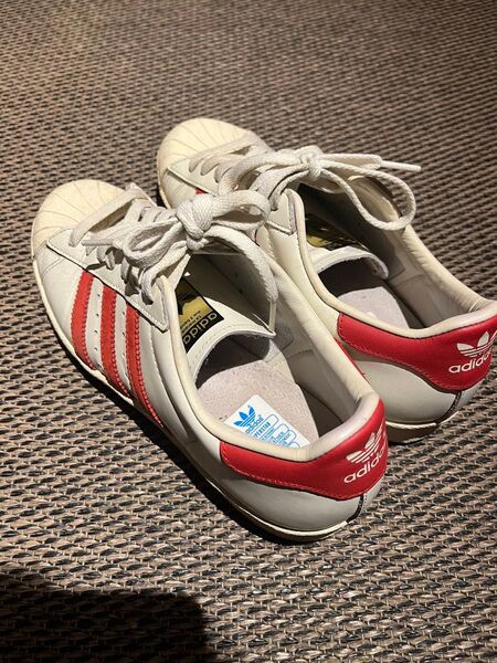 adidas スニーカー 革製 特別発注 24cm