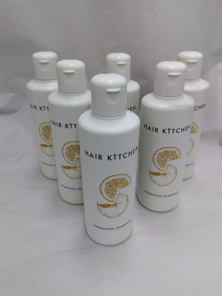 ヘアキッチン ハイドレイティングシャンプー230ml 6本セット+モイスチャライジングトリートメント1L詰め替え 資生堂