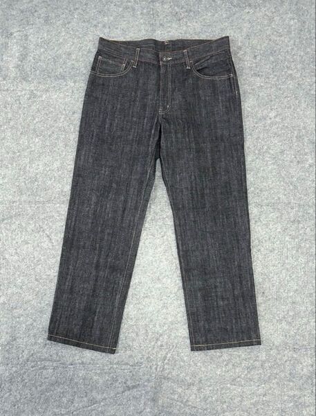 OLD UNIQLOデニムパンツ 黒 w35 銀タグ 00s