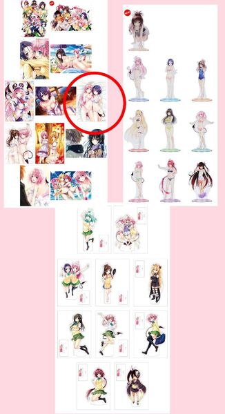 To LOVEる-とらぶる-15周年記念原画展 アートパネルA ララ&春菜