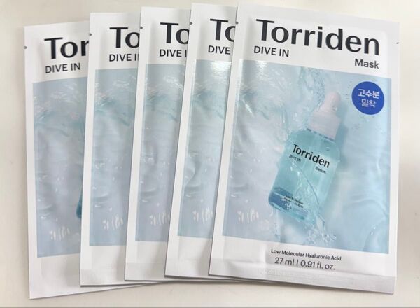 Torriden DIVE IN Mask トリデン ダイブイン マスク5枚